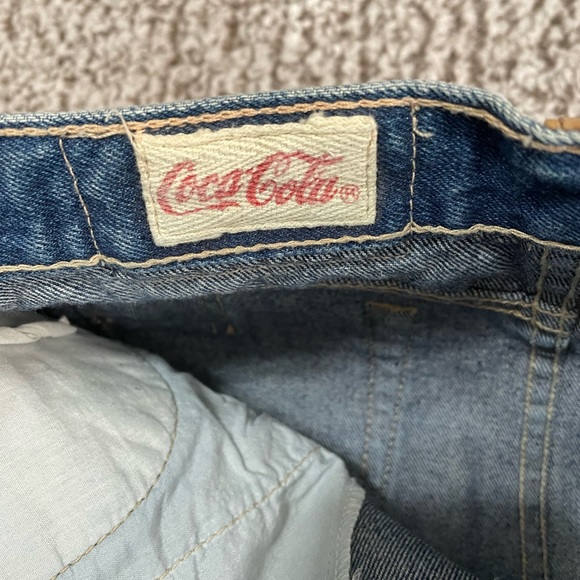 Vintage 80s coca cola denim skirt - Picture 5 of 9